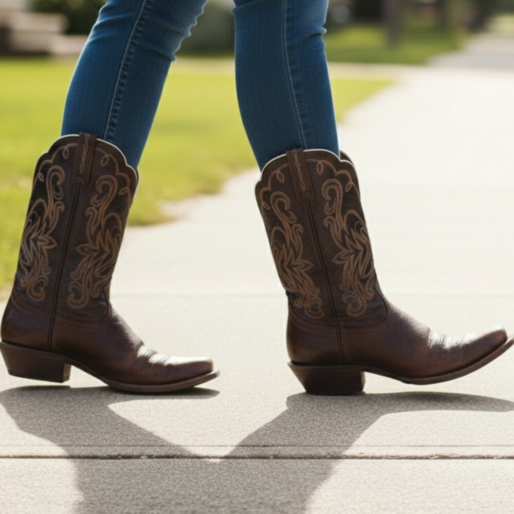 ARIAT cowboy boots "Legend" chocolate brown - 7.5
